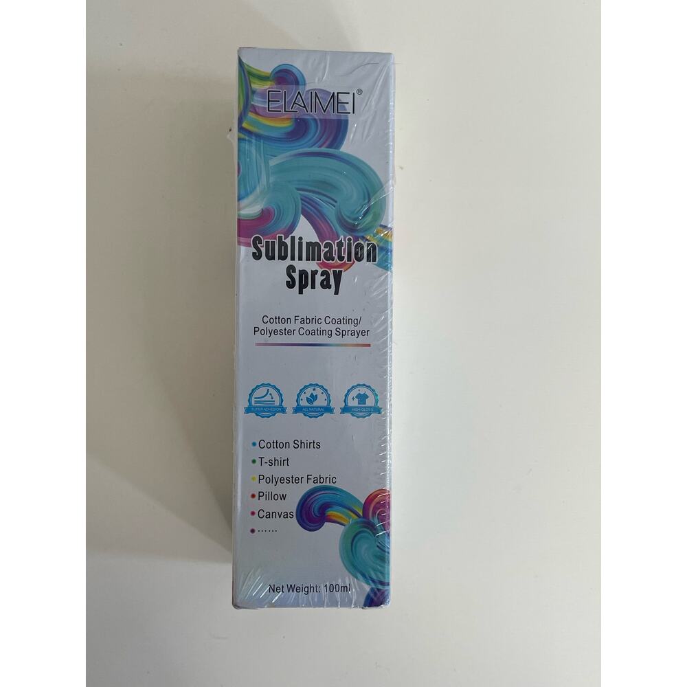 Sublimation Spray for Cotton Shirts and Polyester Fabrics, 100 mL—NEW & SEALED